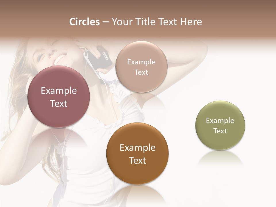 Pretty Slender Healthy PowerPoint Template