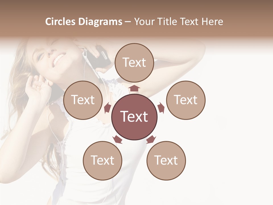 Pretty Slender Healthy PowerPoint Template