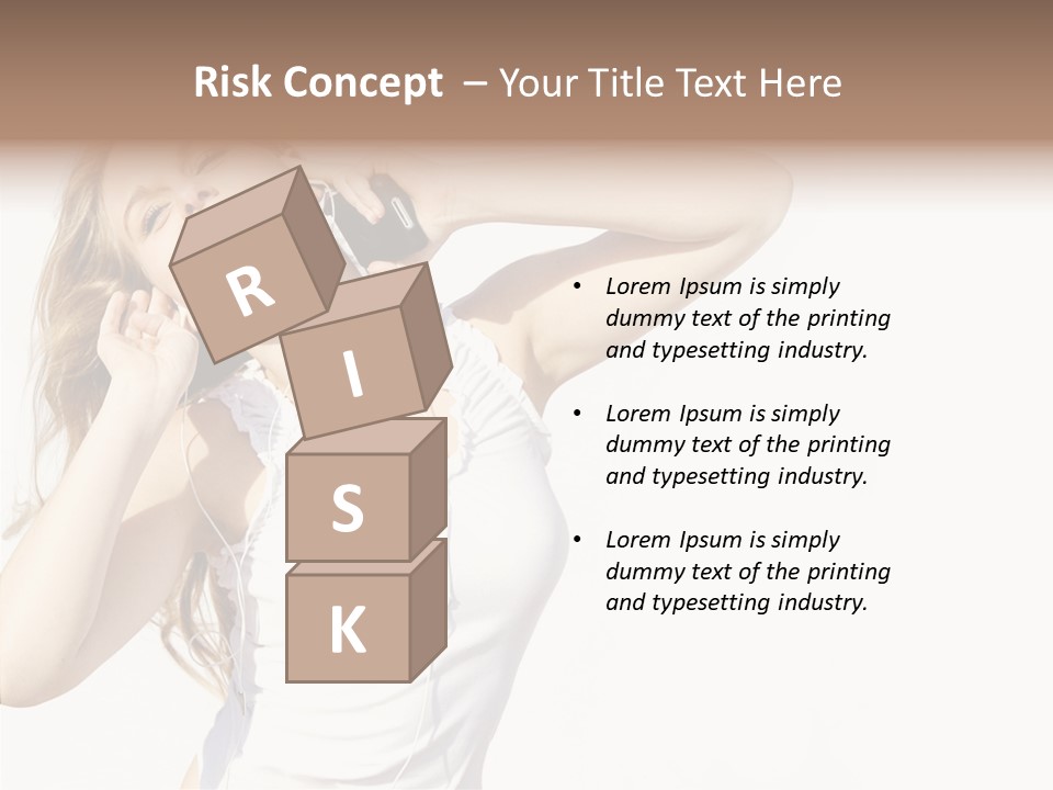 Pretty Slender Healthy PowerPoint Template