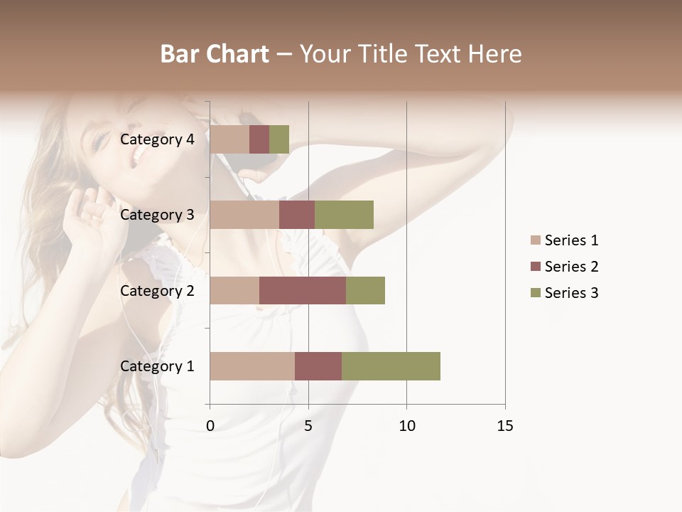 Pretty Slender Healthy PowerPoint Template