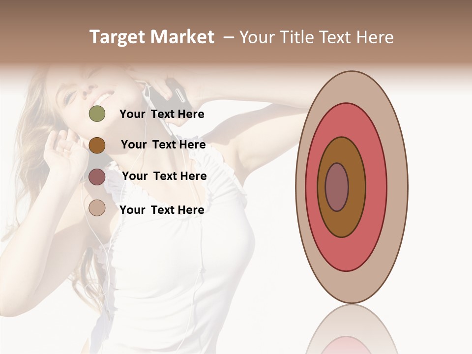 Pretty Slender Healthy PowerPoint Template