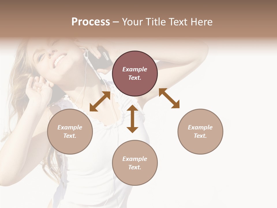 Pretty Slender Healthy PowerPoint Template
