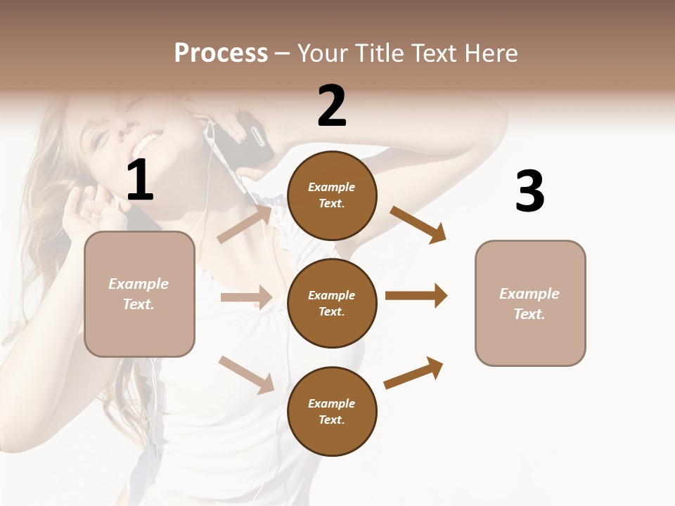 Pretty Slender Healthy PowerPoint Template