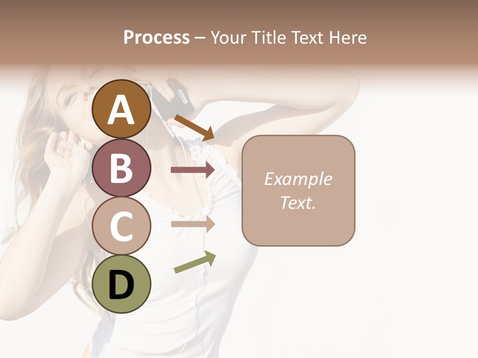 Pretty Slender Healthy PowerPoint Template