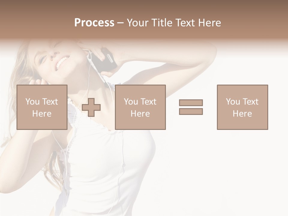 Pretty Slender Healthy PowerPoint Template