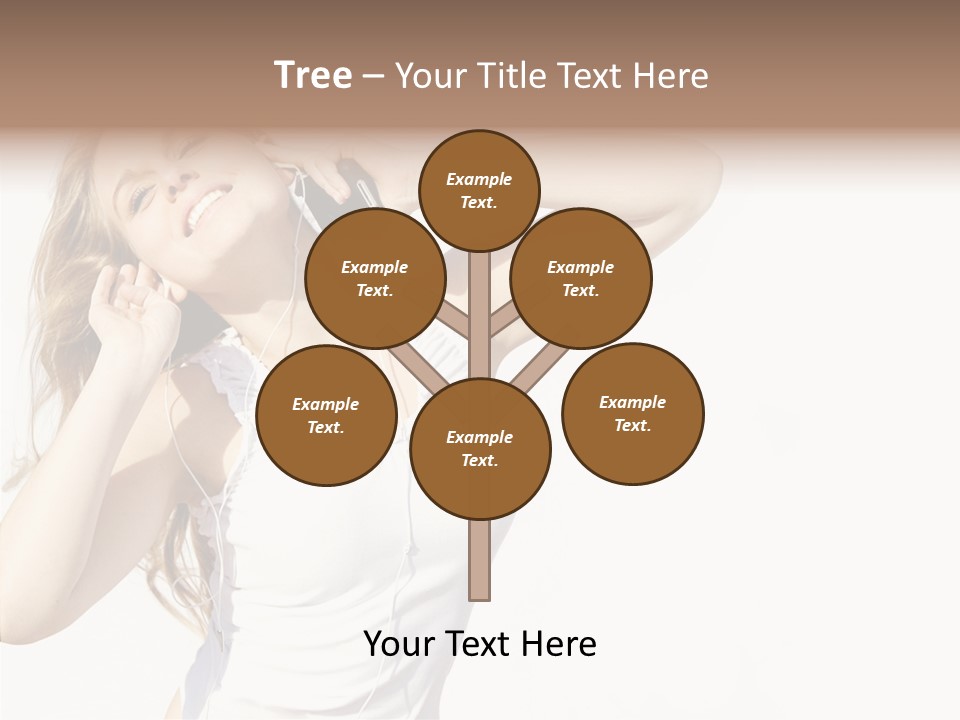 Pretty Slender Healthy PowerPoint Template