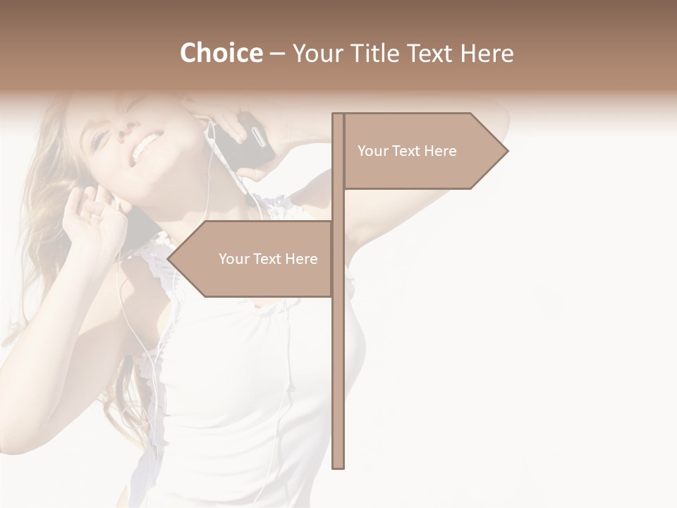 Pretty Slender Healthy PowerPoint Template