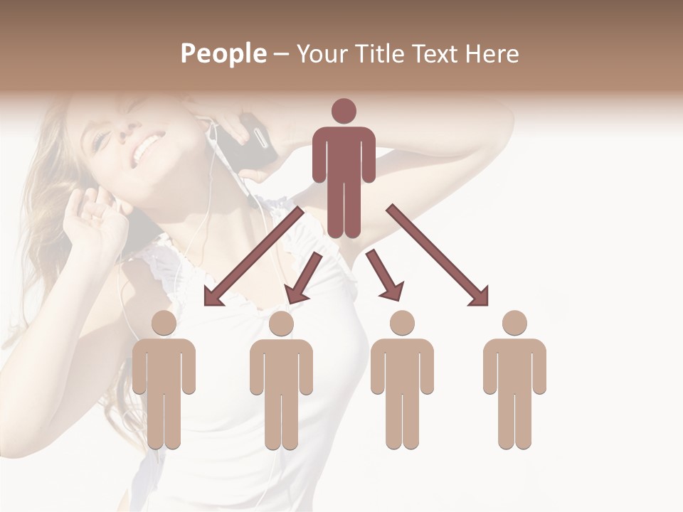Pretty Slender Healthy PowerPoint Template