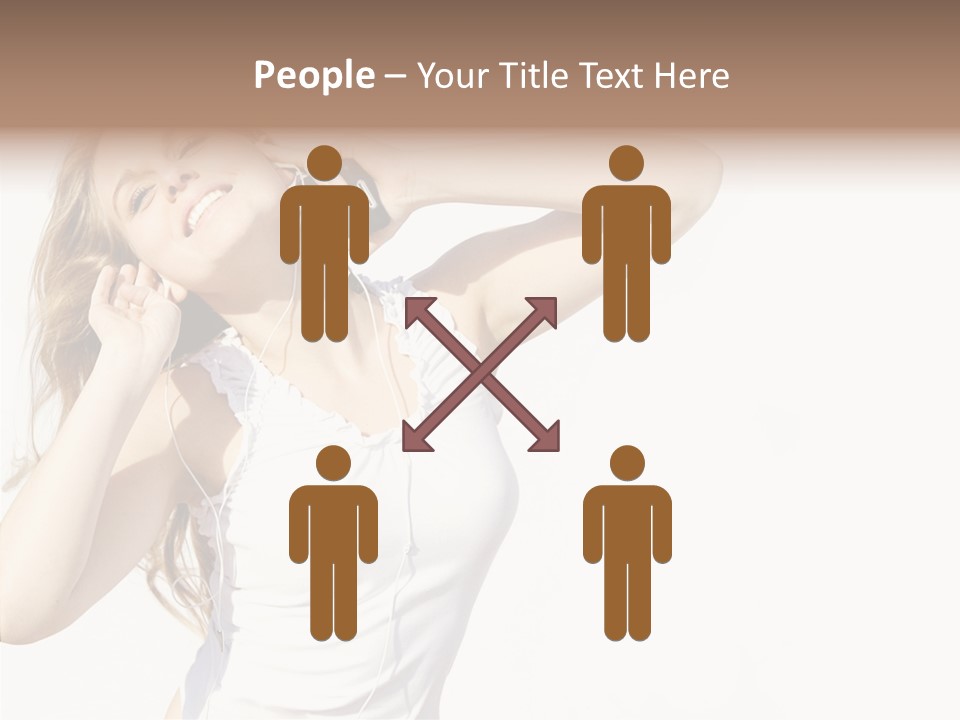 Pretty Slender Healthy PowerPoint Template