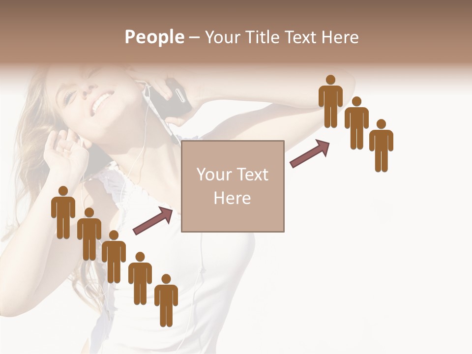 Pretty Slender Healthy PowerPoint Template