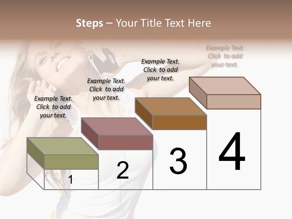 Pretty Slender Healthy PowerPoint Template