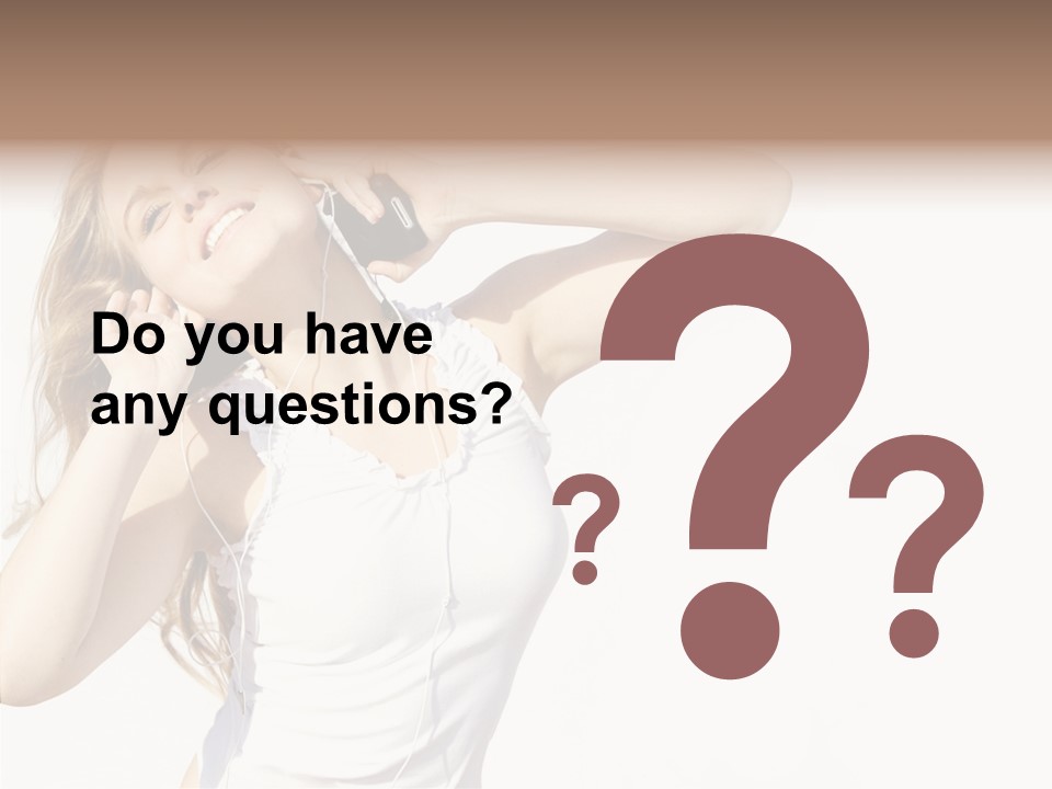 Pretty Slender Healthy PowerPoint Template