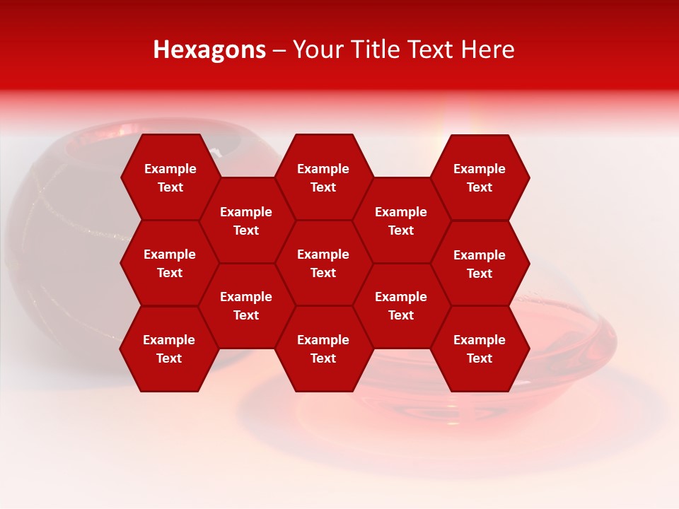 Glass Red Christmas PowerPoint Template