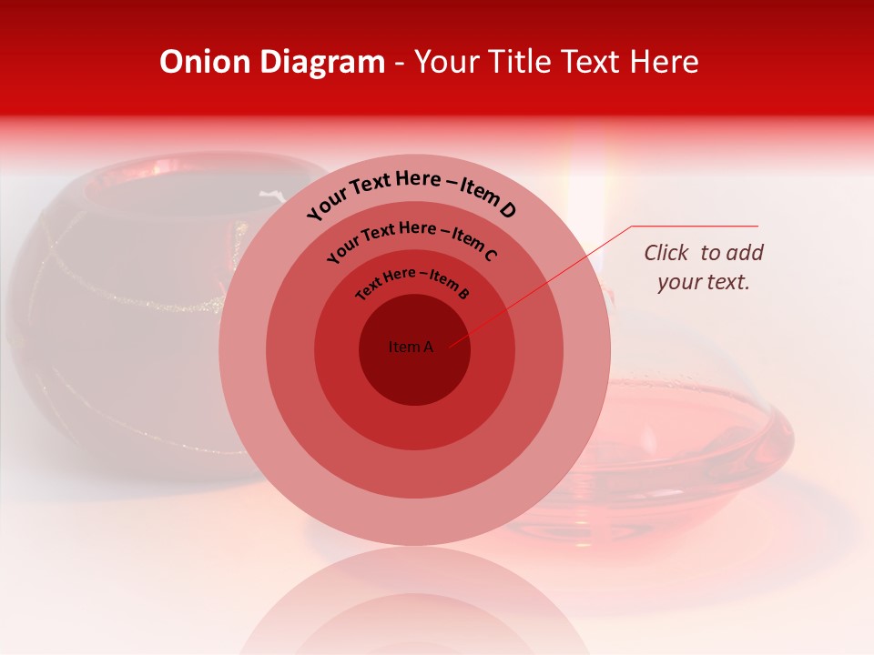 Glass Red Christmas PowerPoint Template