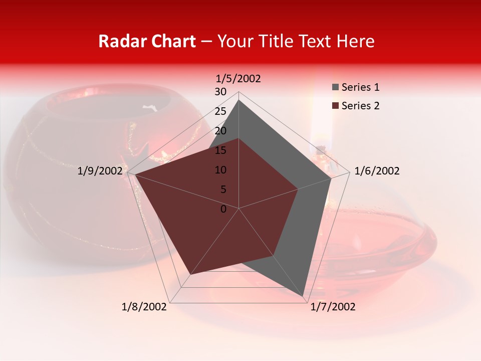 Glass Red Christmas PowerPoint Template