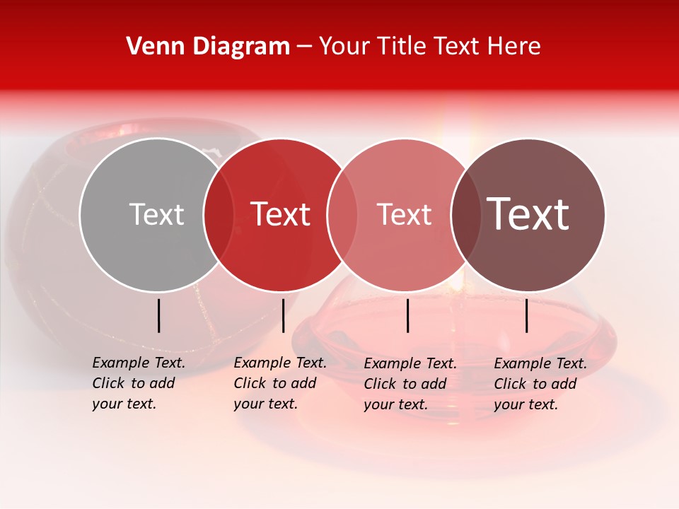 Glass Red Christmas PowerPoint Template
