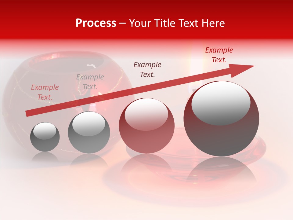 Glass Red Christmas PowerPoint Template