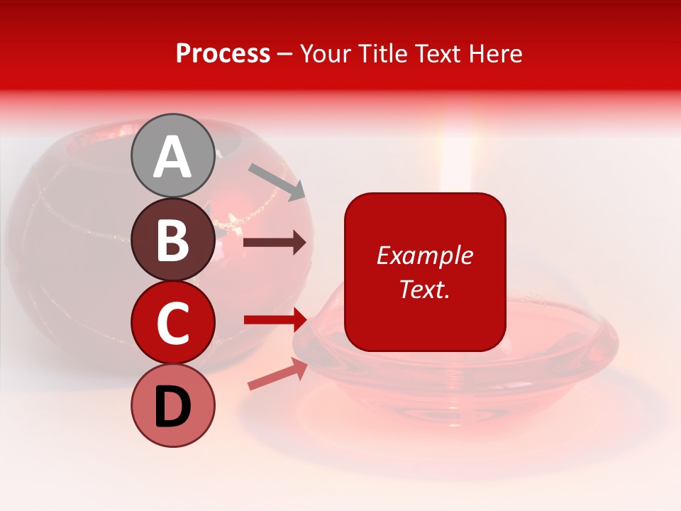 Glass Red Christmas PowerPoint Template