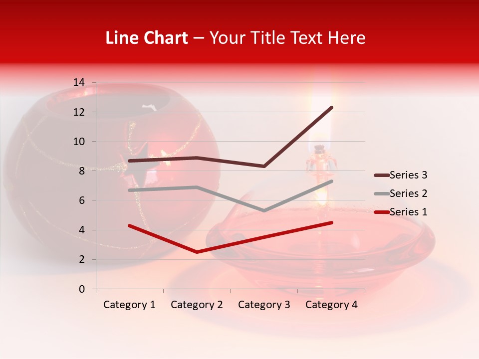 Glass Red Christmas PowerPoint Template
