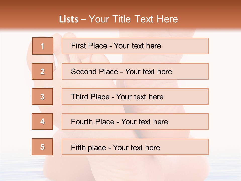 Leg Elegant Health PowerPoint Template