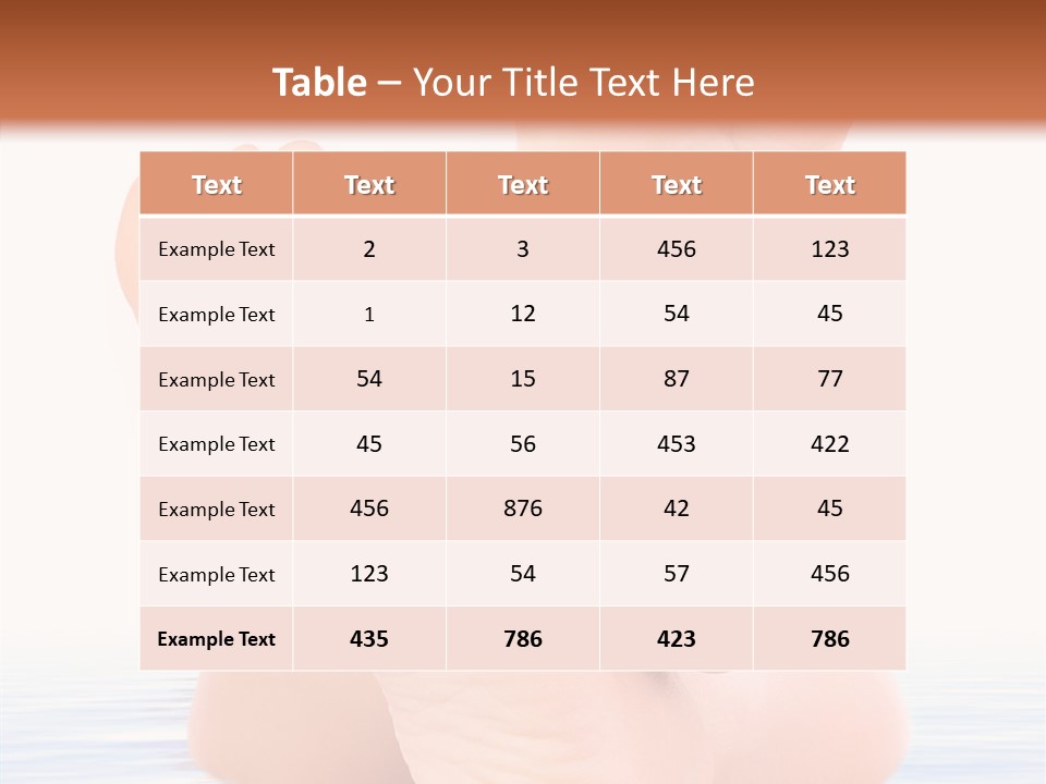 Leg Elegant Health PowerPoint Template