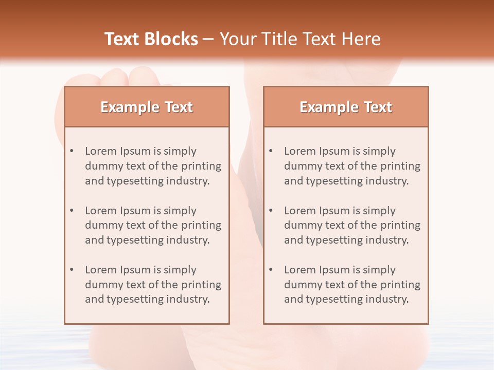 Leg Elegant Health PowerPoint Template