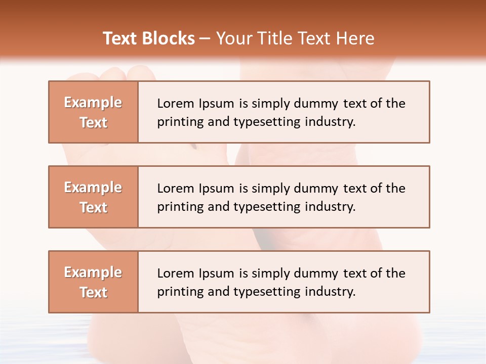 Leg Elegant Health PowerPoint Template