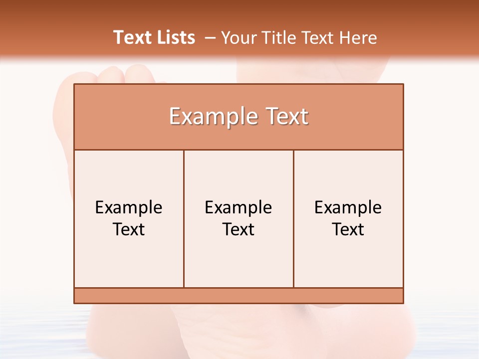 Leg Elegant Health PowerPoint Template