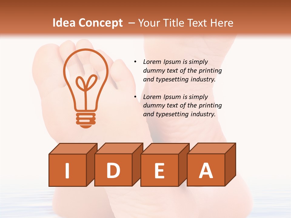 Leg Elegant Health PowerPoint Template