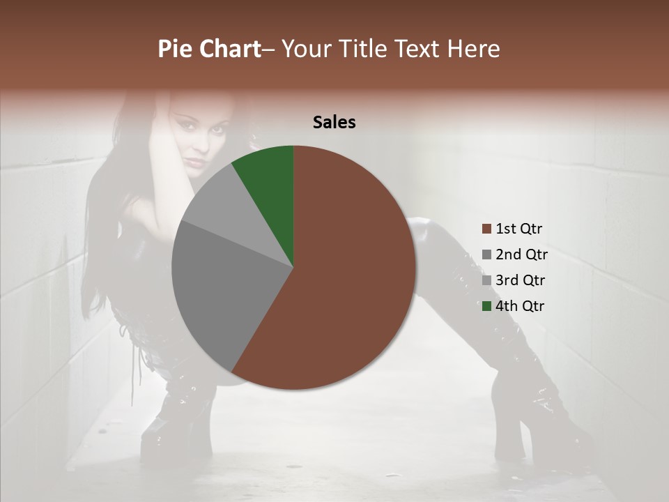 Vinyl Black Leather PowerPoint Template