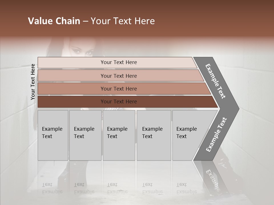 Vinyl Black Leather PowerPoint Template