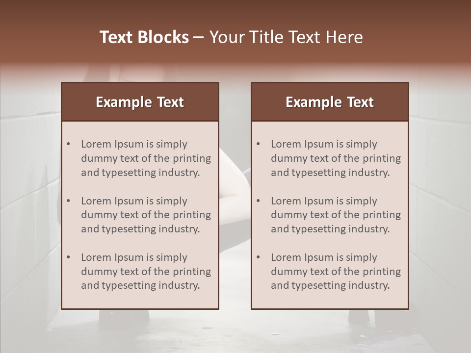 Vinyl Black Leather PowerPoint Template