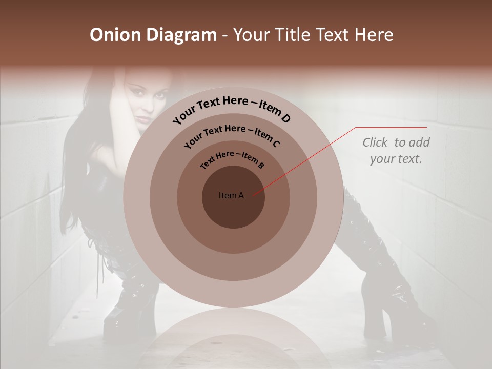 Vinyl Black Leather PowerPoint Template