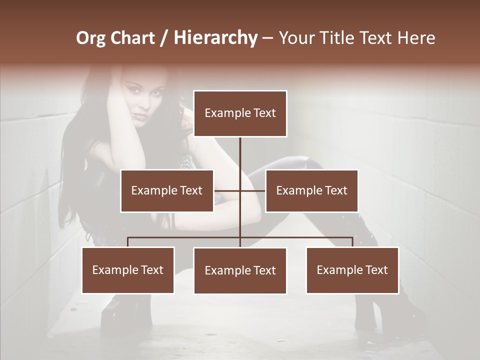 Vinyl Black Leather PowerPoint Template