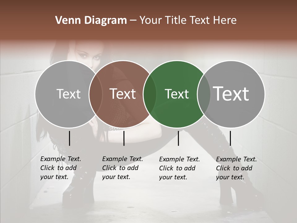 Vinyl Black Leather PowerPoint Template