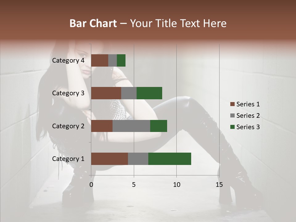 Vinyl Black Leather PowerPoint Template