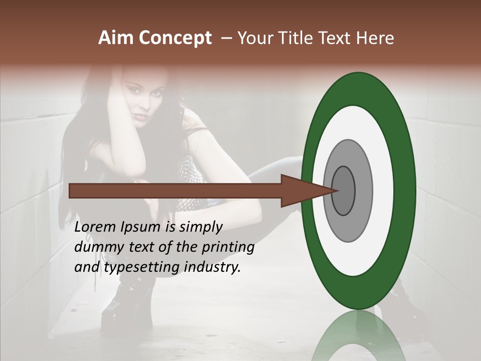 Vinyl Black Leather PowerPoint Template