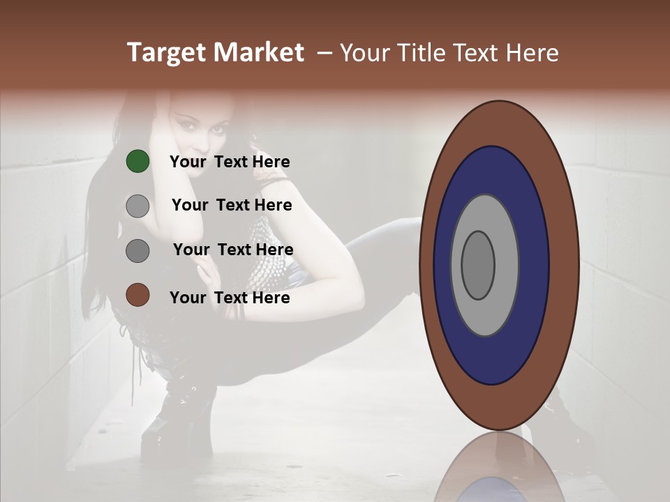 Vinyl Black Leather PowerPoint Template