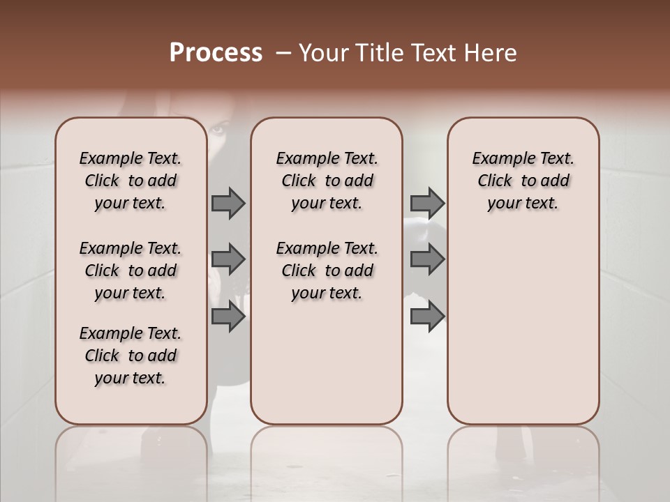 Vinyl Black Leather PowerPoint Template