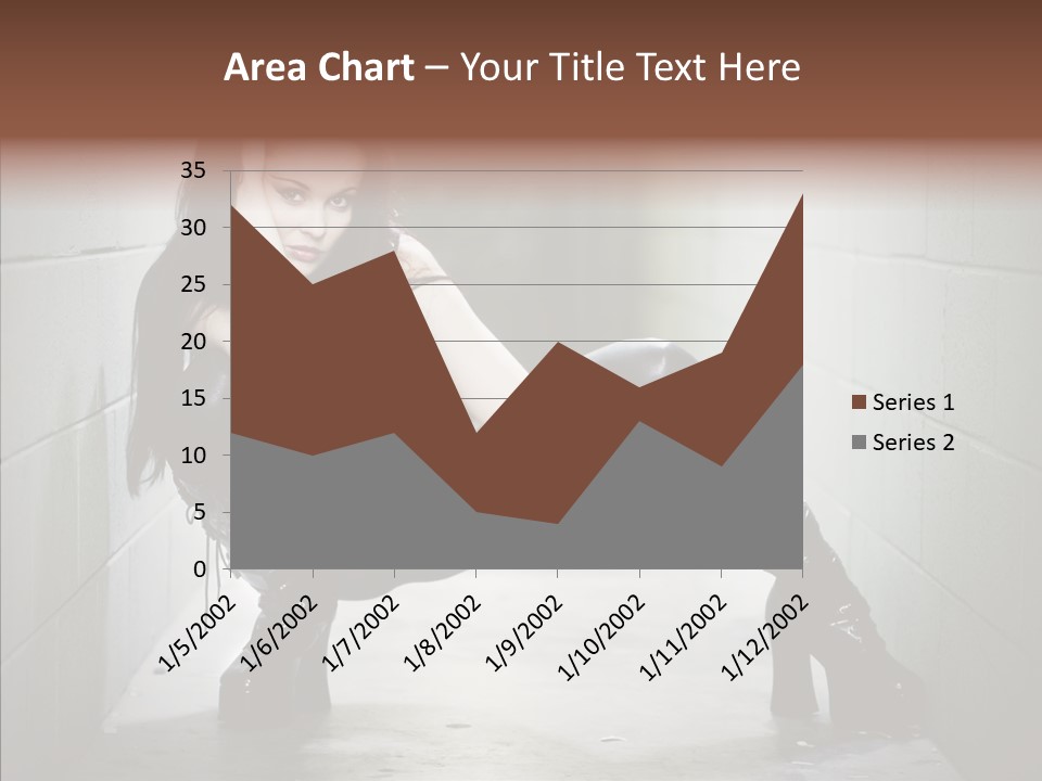 Vinyl Black Leather PowerPoint Template
