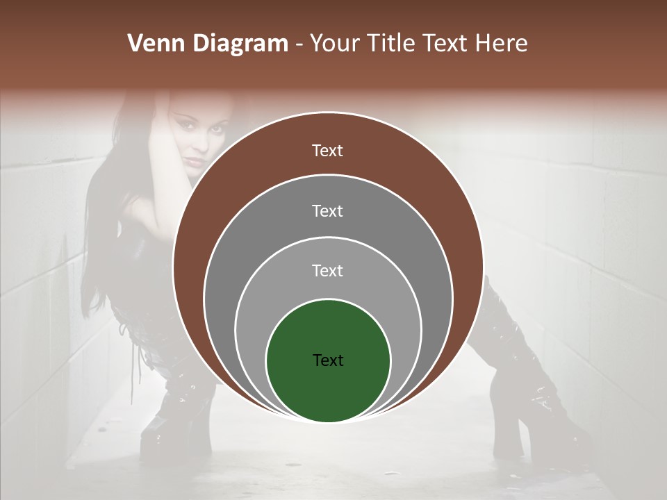 Vinyl Black Leather PowerPoint Template