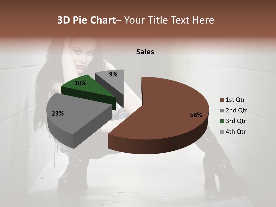 Vinyl Black Leather PowerPoint Template