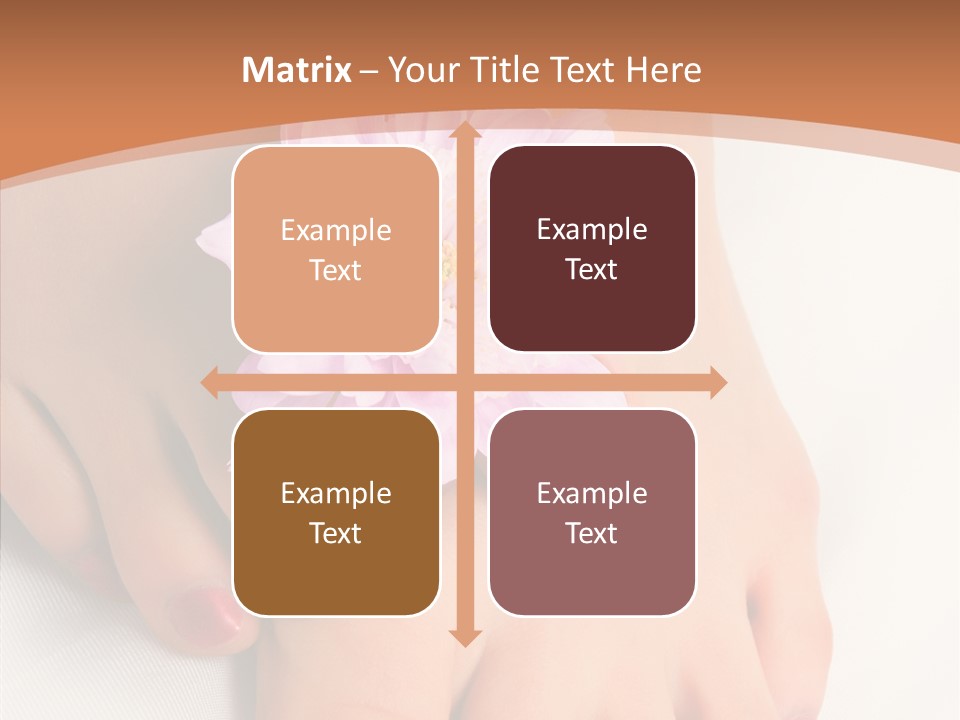 White Pedicure Health PowerPoint Template