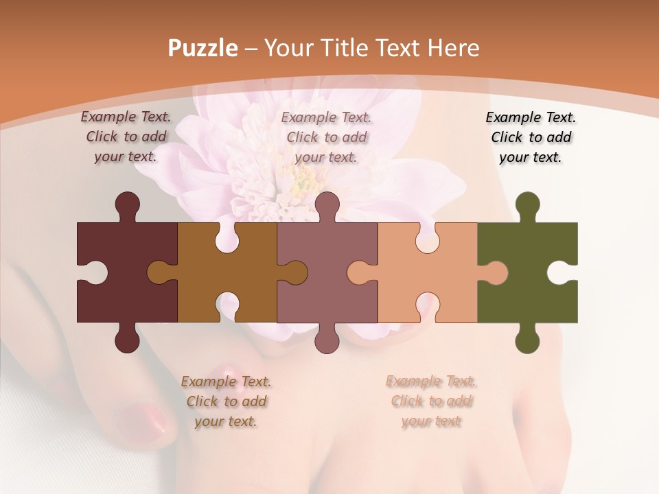 White Pedicure Health PowerPoint Template