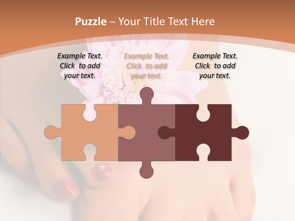 White Pedicure Health PowerPoint Template