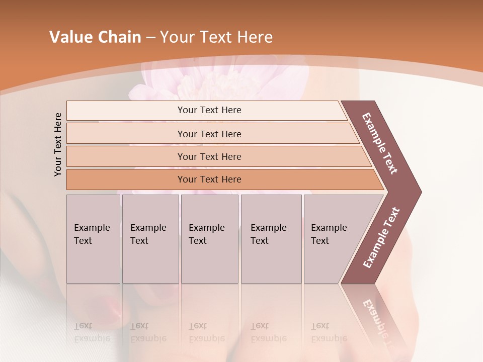 White Pedicure Health PowerPoint Template