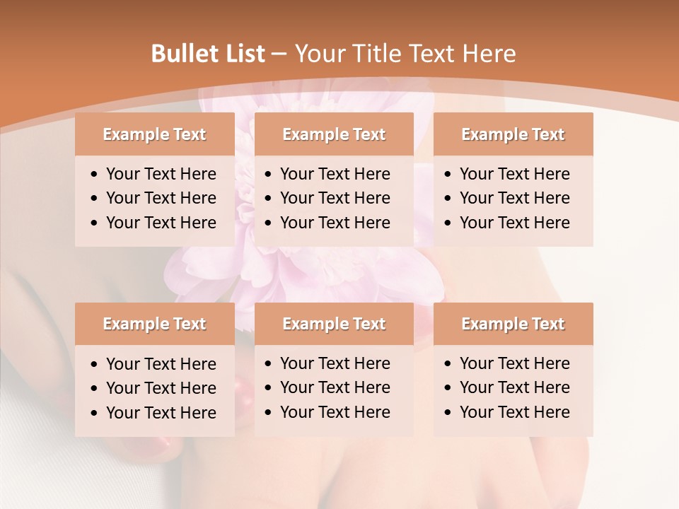 White Pedicure Health PowerPoint Template