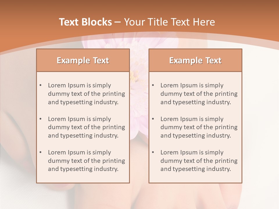 White Pedicure Health PowerPoint Template