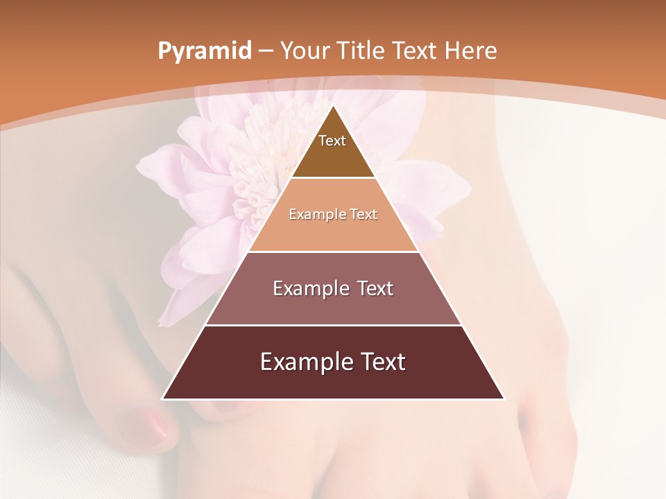 White Pedicure Health PowerPoint Template