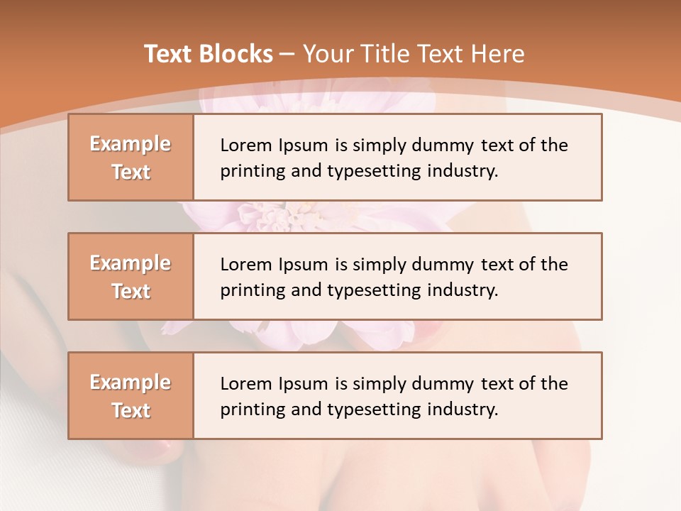 White Pedicure Health PowerPoint Template